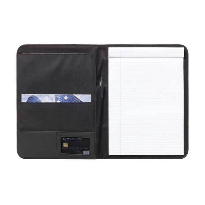 Porte-documents | A4 | Avec bloc-notes et stylo à bille inclus
