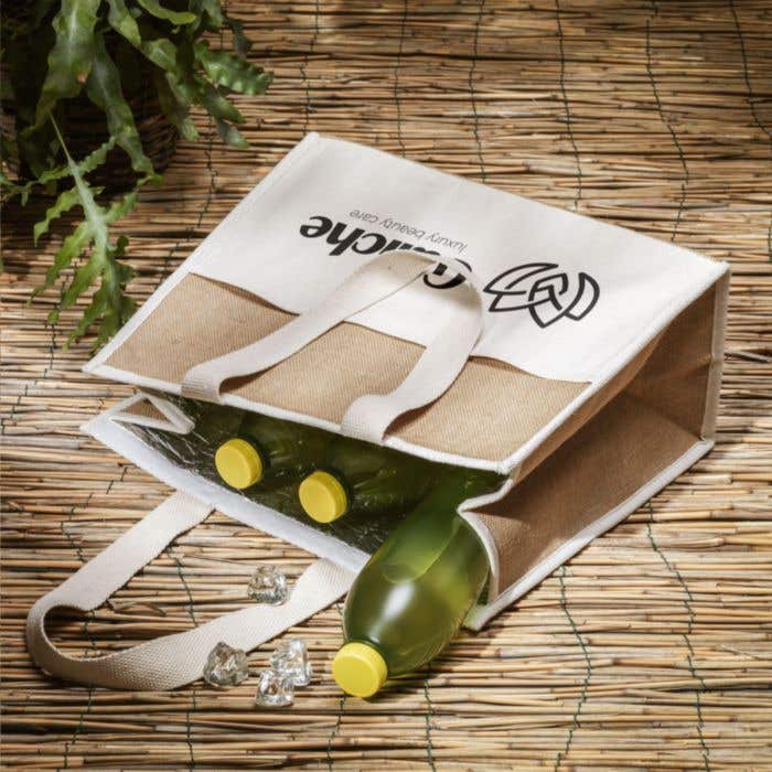 Sac shopping | Jute & Coton | 28 l | Fonction isotherme