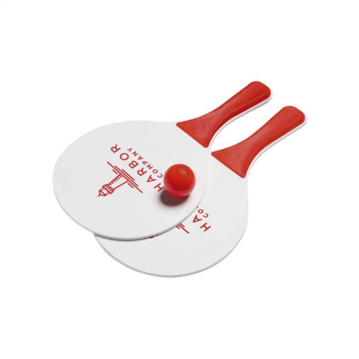 Tennis de plage BeachTennis | Bois MDF | 2 raquettes et balle