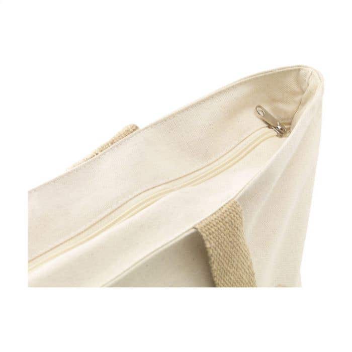 Strandtas | Jute en organisch katoen | 30 l