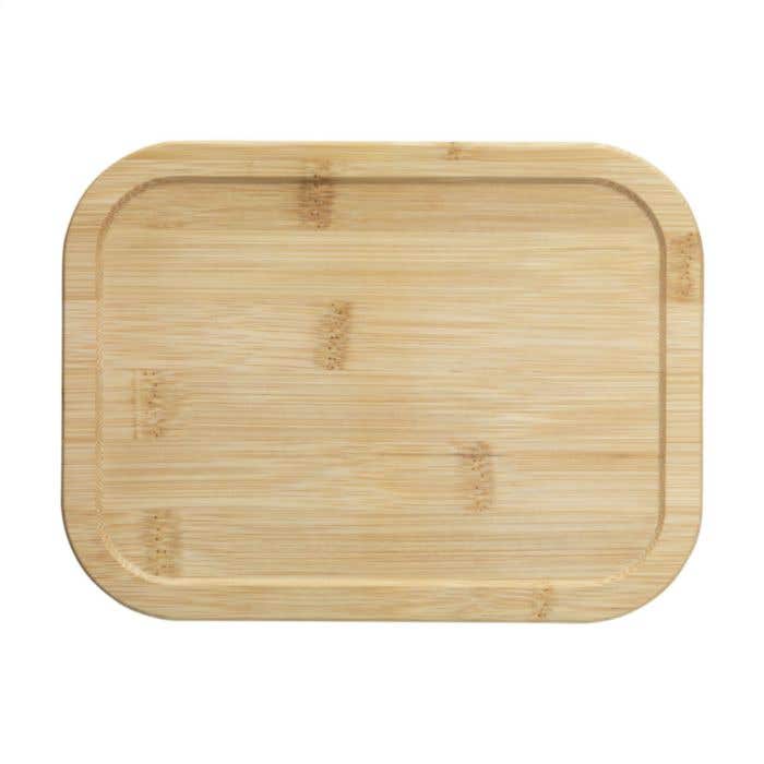 Boîte à lunch | Verre borosilicate | Couvercle en bambou