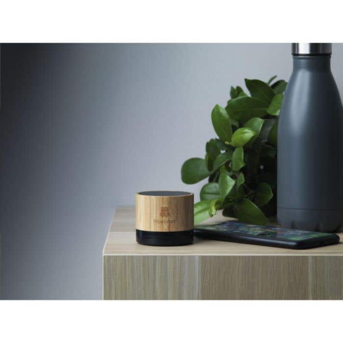 Haut-parleur Bluetooth | Bambou | 3W | 10 mètres de portée