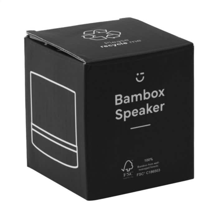 Haut-parleur Bluetooth | Bambou | 3W | 10 mètres de portée