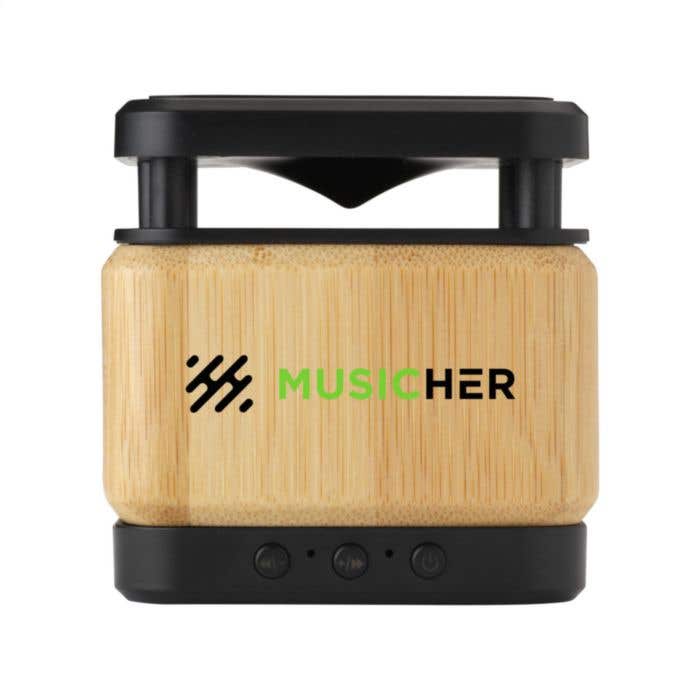 Bluetooth speaker | Bamboe | 5W draadloze oplader | 3W