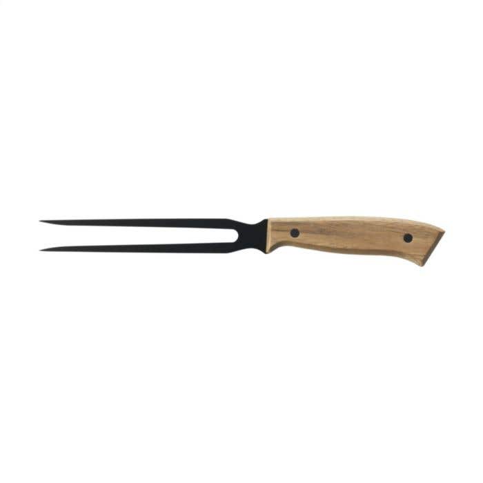 Set barbecue Asado | 4 pièces | Bois d'acacia | Avec étui