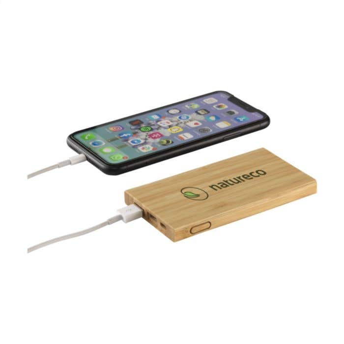 Powerbank | Bamboe | 4000 mAh