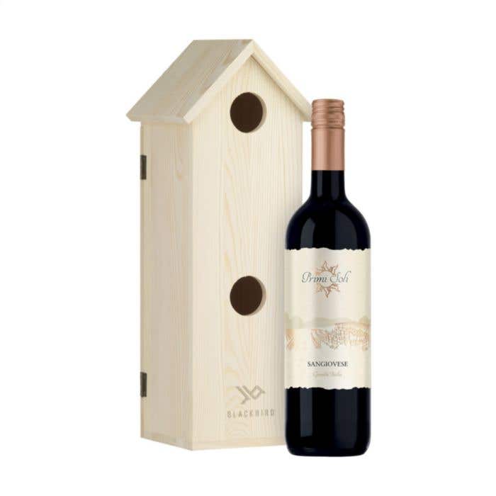 Caisse à vin Rackpack Tweet | Bois de pin | Nichoir