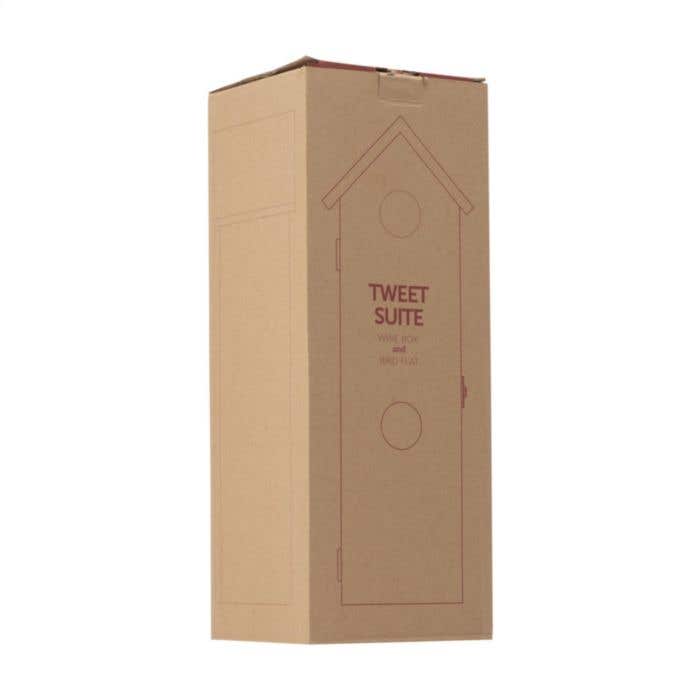 Caisse à vin Rackpack Tweet | Bois de pin | Nichoir