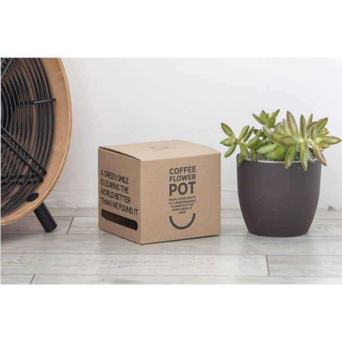 Pot de fleurs | Marc de café | Compostable