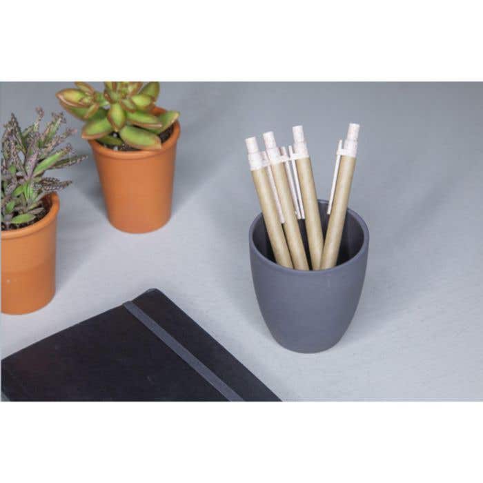 Stylo à bille | Papier recyclé et paille de blé
