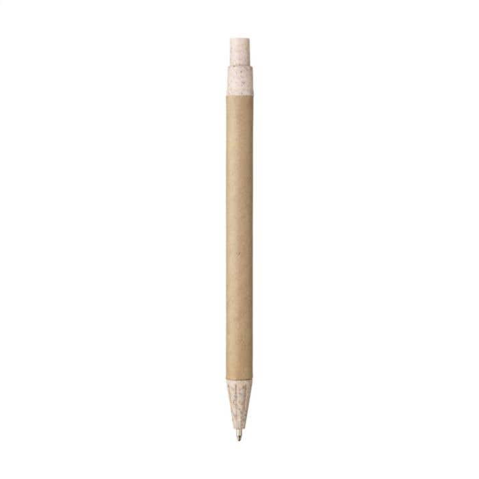Stylo à bille | Papier recyclé et paille de blé