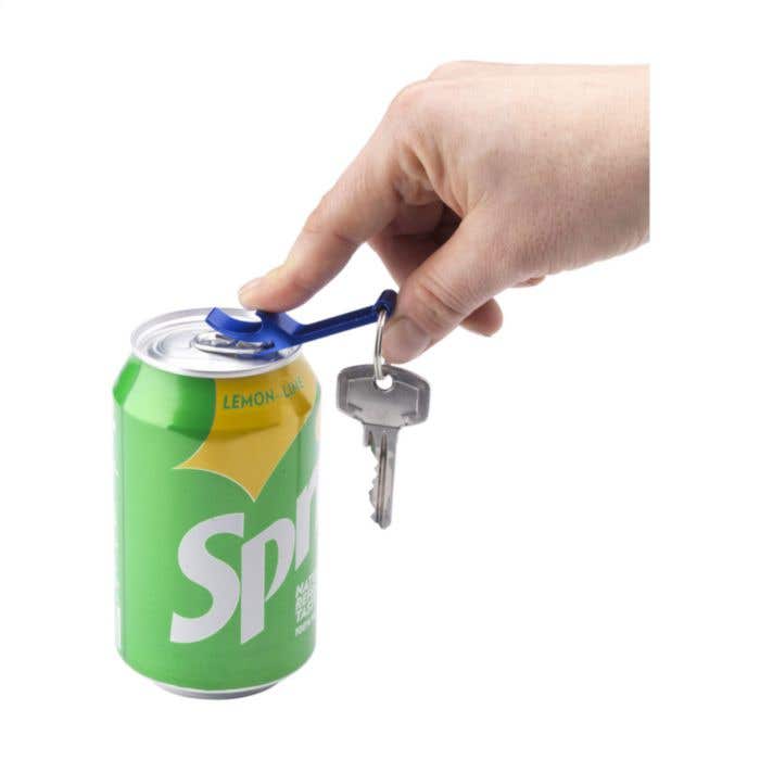 Porte-clés avec ouvre-bouteille | Aluminium recyclé | Certifié GRS
