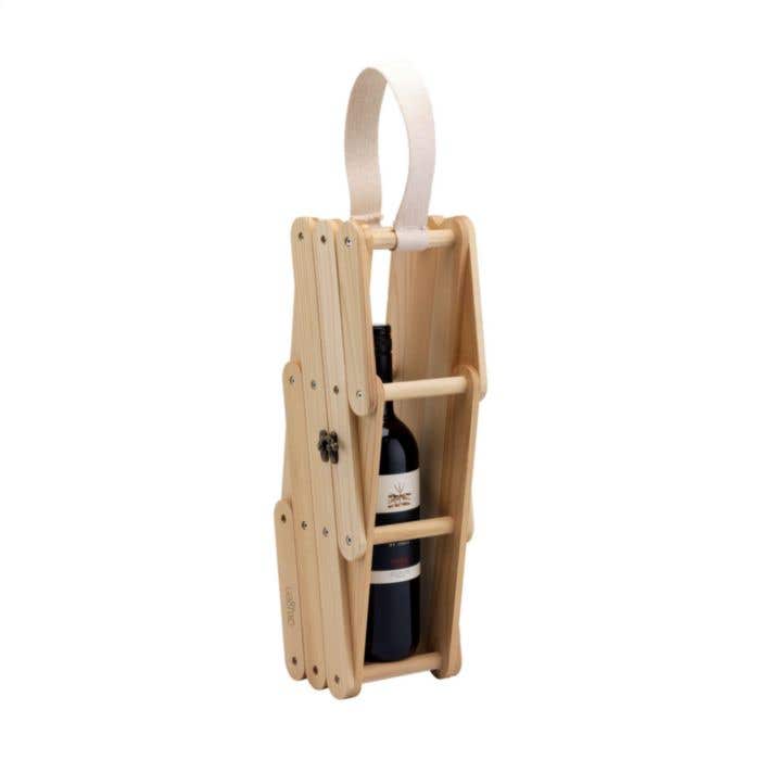 Caisse à vin Rackpack | Bois de pin FSC® | 1 bouteille