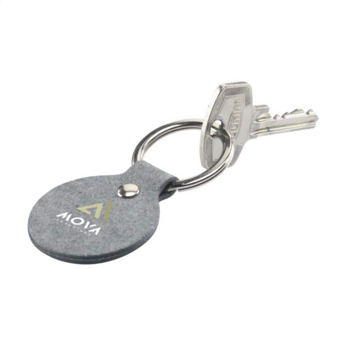 Porte-clés | Denim recyclé | Rond