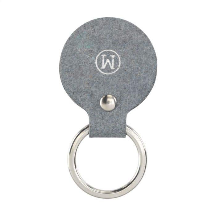 Porte-clés | Denim recyclé | Rond