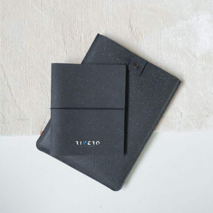 Housse pour ordinateur portable | Cuir recyclé | 14 pouces