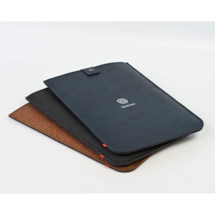 Housse pour ordinateur portable | Cuir recyclé | 14 pouces