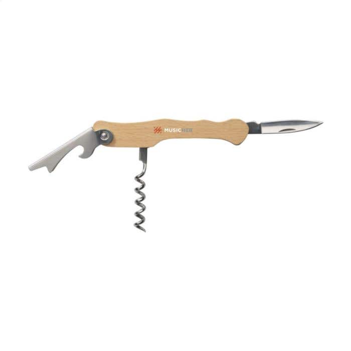 Set à vin Wooosh | Bois FSC® | Couteau de sommelier, anti-gouttes et bouchon