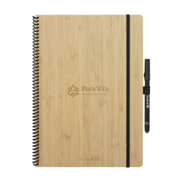 Carnet de notes Bambook | Effaçable | A4 | Bambou