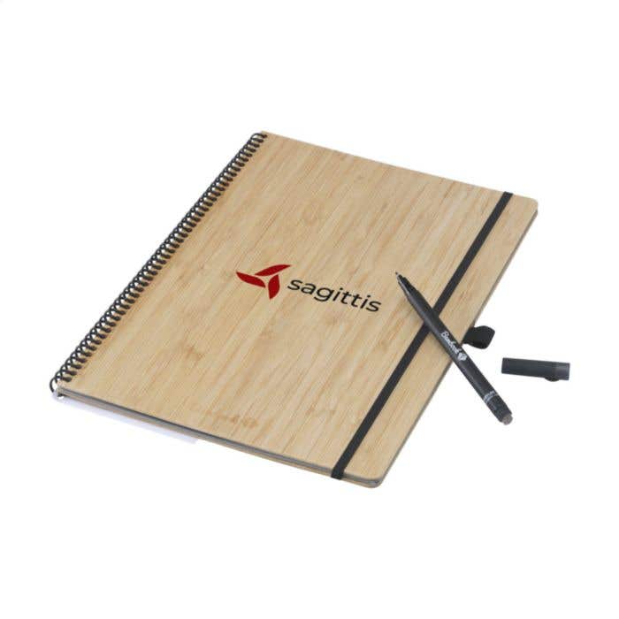 Carnet de notes Bambook | Effaçable | A4 | Bambou