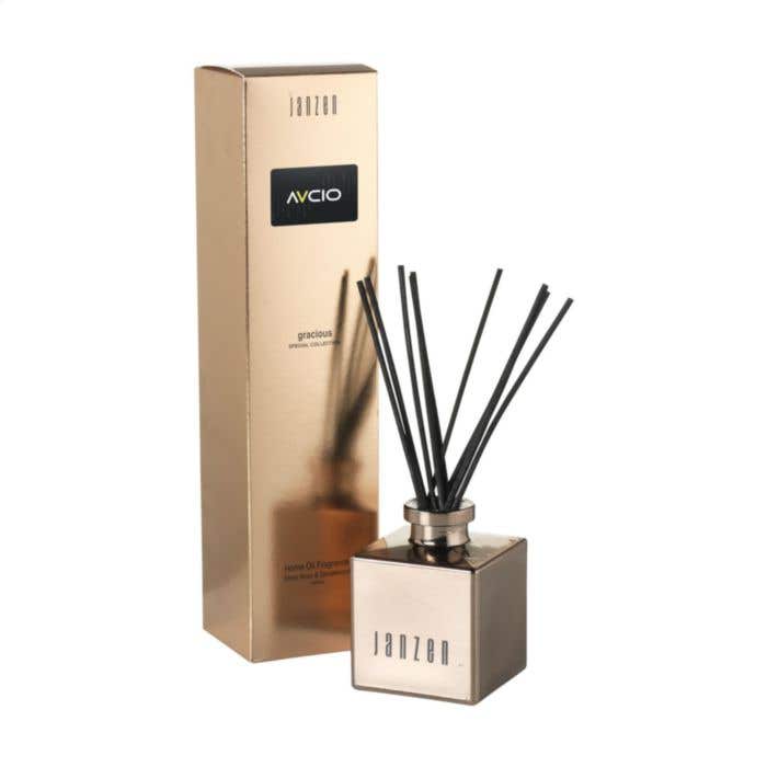 Bâtonnets parfumés JANZEN Gracious | 200 ml | Ambre sec & bois de cèdre