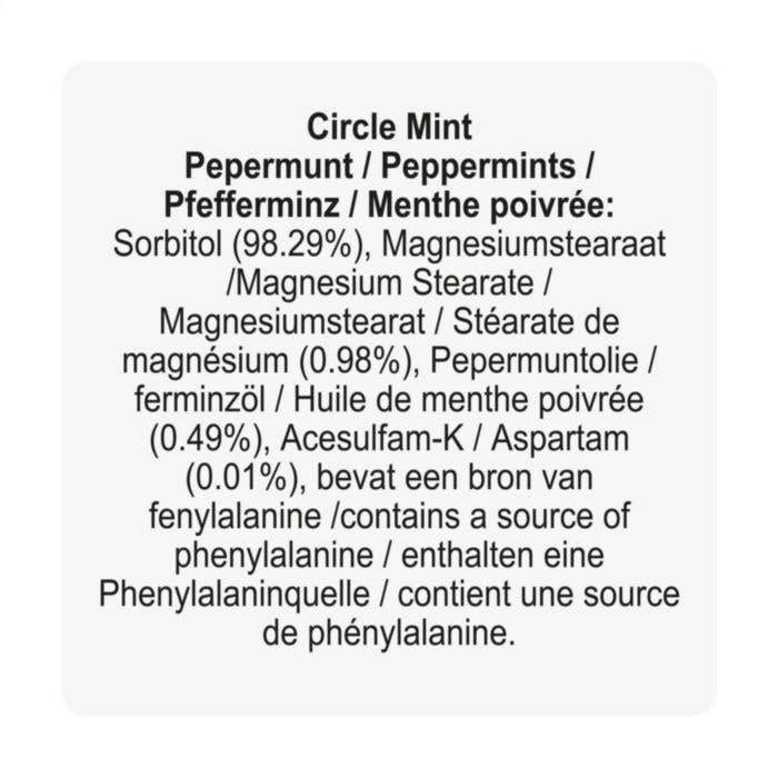 Distributeur de bonbons à la menthe | Sans sucre | Environ 55 bonbons à la menthe