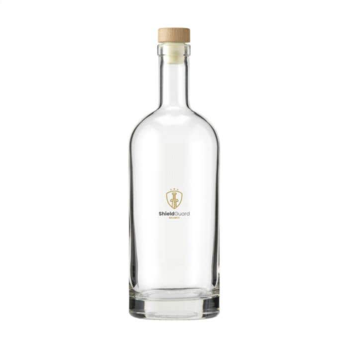 Gourde | Verre | 1 l | Bouchon en bois