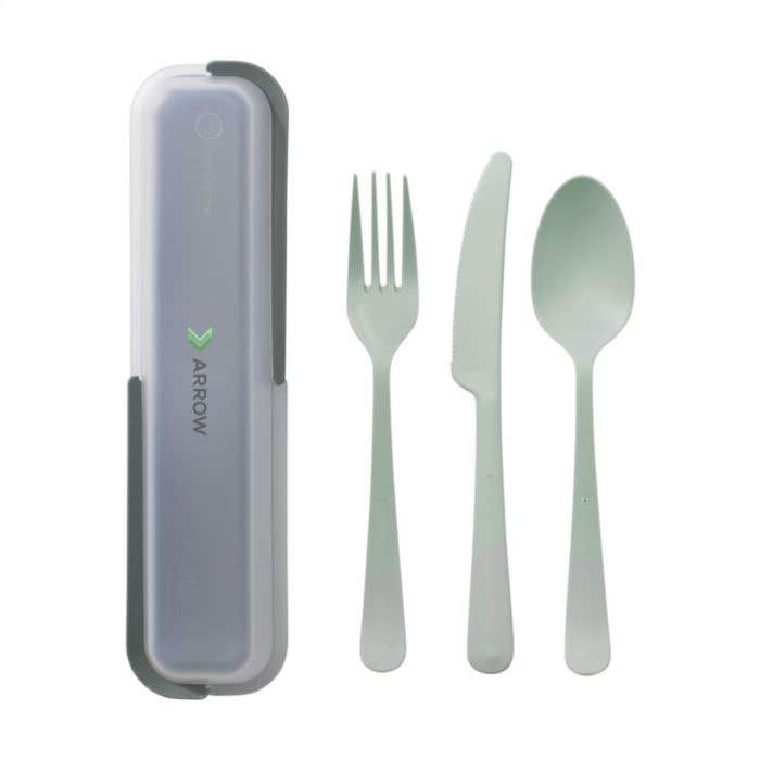 Ménagère Circulware | Réutilisable | 3 pièces | Avec étui de rangement