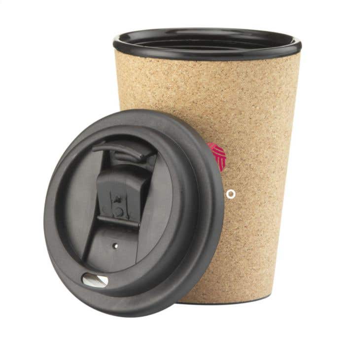 Koffiebeker | Kurk | 350 ml | Dubbelwandig