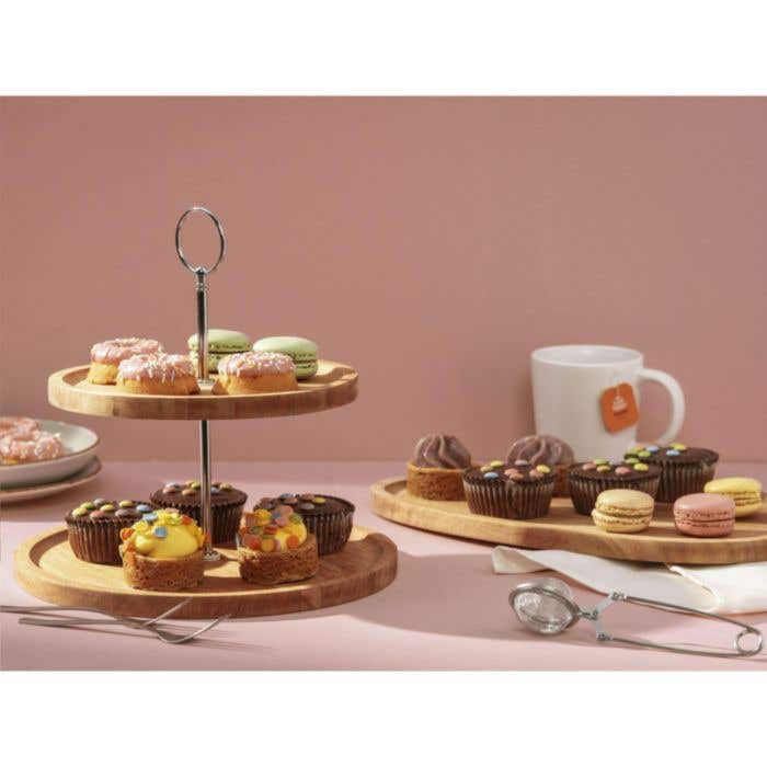 Wooosh Bellamo Duo Tray | Étagère | Bois d'Acacia FSC® | 2 niveaux