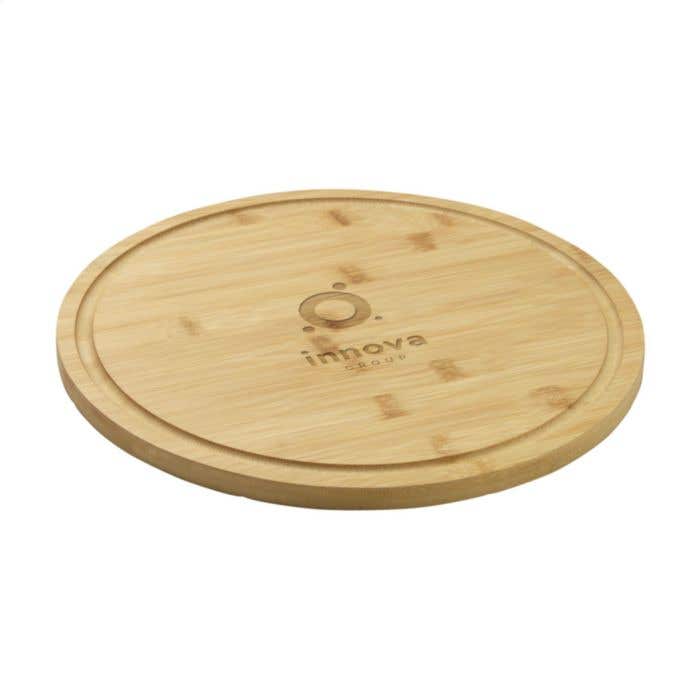 Planche à découper | Bambou | FSC® | Encoches à pizza