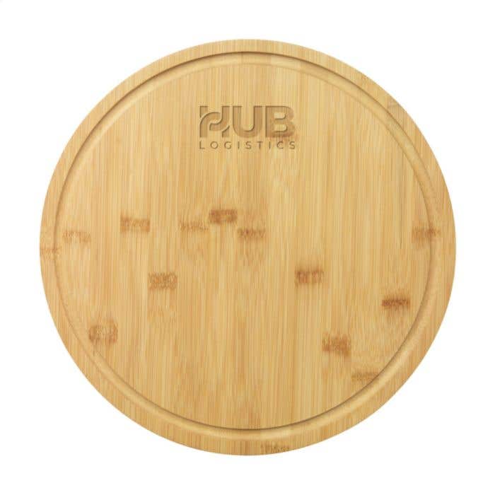 Snijplank | FSC® bamboe | Pizza-inkepingen