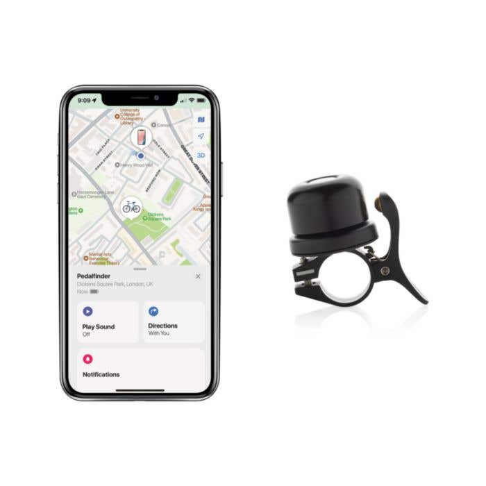 Sonnette de vélo avec géolocalisation Pedalfinder