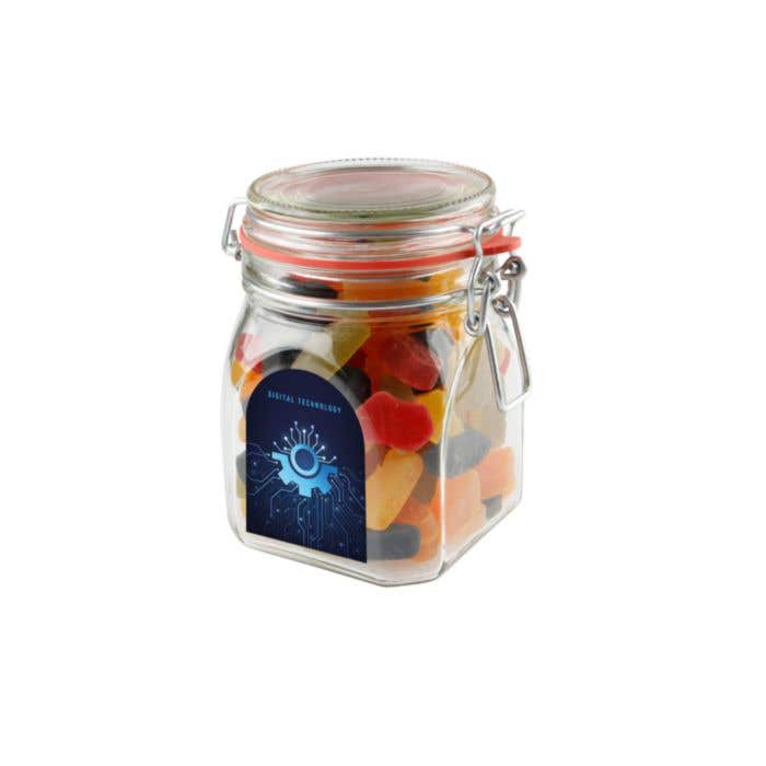 Pot à bonbons Weck jar 0,9 L + bonbons