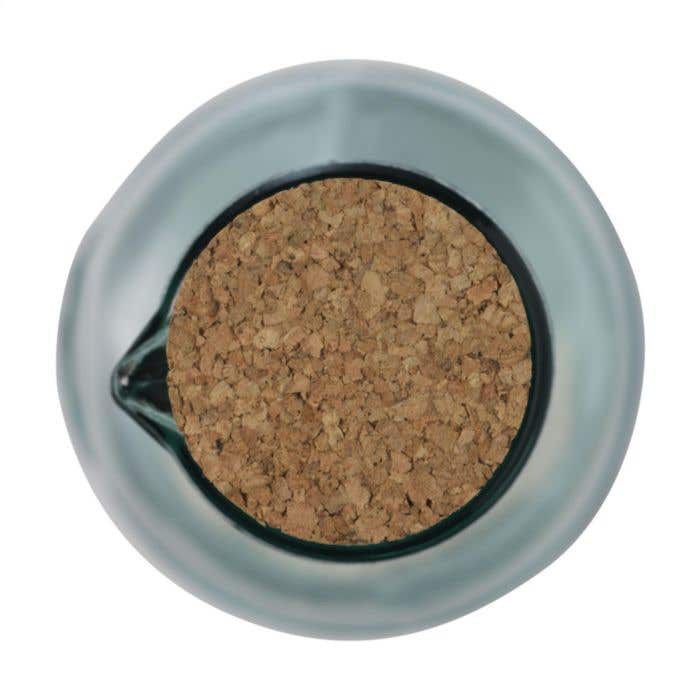 Bouteille d'eau | Verre recyclé | 1200 ml | Bouchon en liège