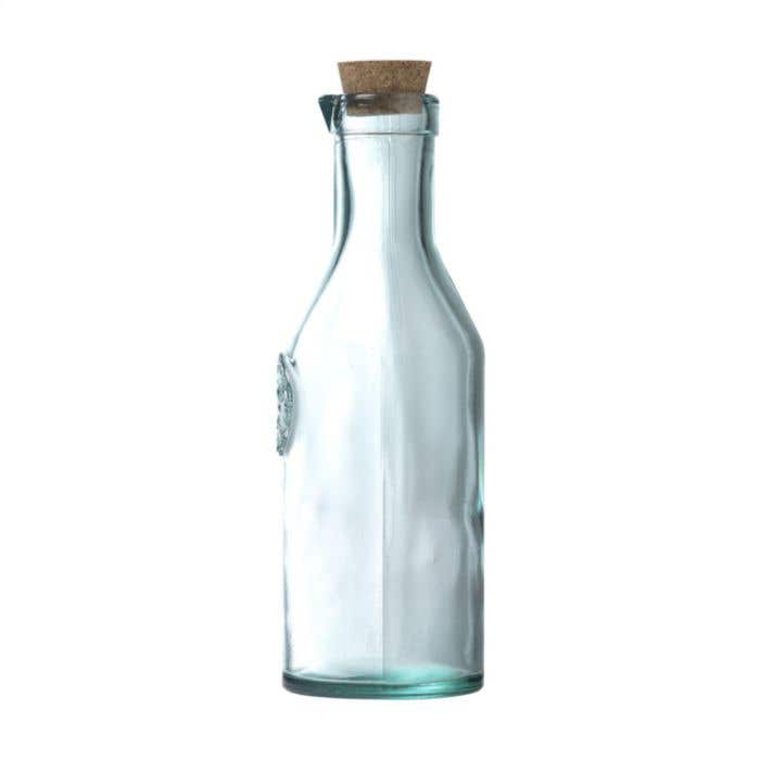 Bouteille d'eau | Verre recyclé | 1200 ml | Bouchon en liège