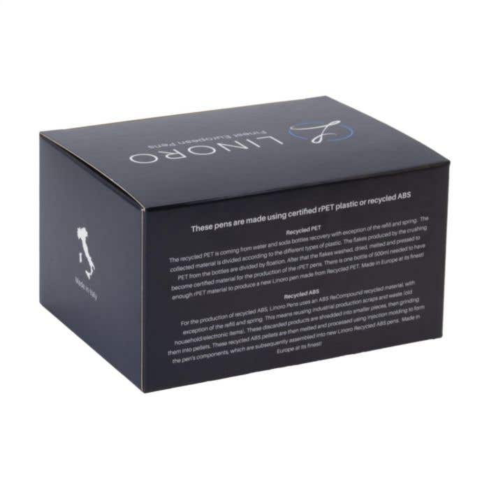 Stylo à bille Linoro | Recyclé | Mécanisme rotatif