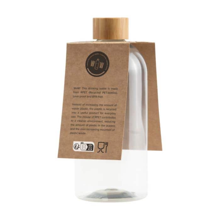 Bouteille Soreya | Recyclé | 500 ml | Bouchon en bambou