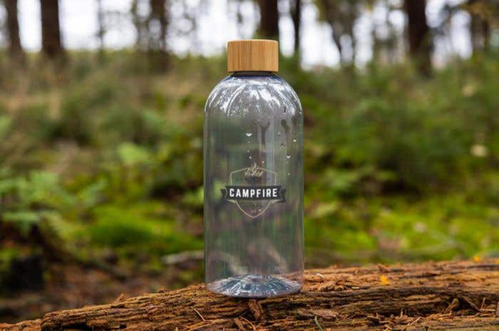 Bouteille Soreya | Recyclé | 500 ml | Bouchon en bambou