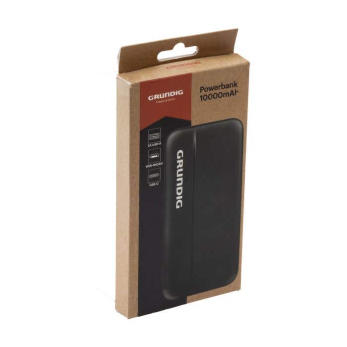 Grundig Powerbank | 10.000 mAh | Charge sans fil