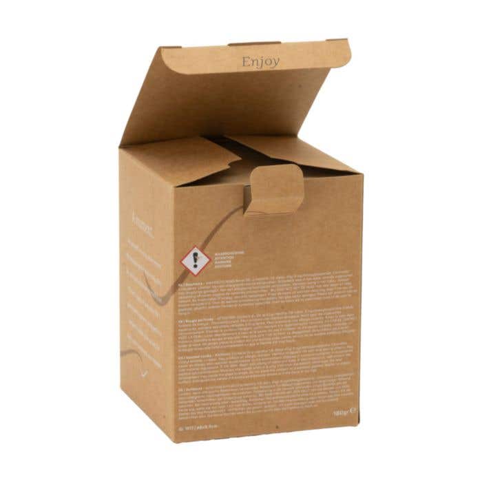 Geurkaars Wooosh | Vijgengeur | 32 uur | Kurken deksel