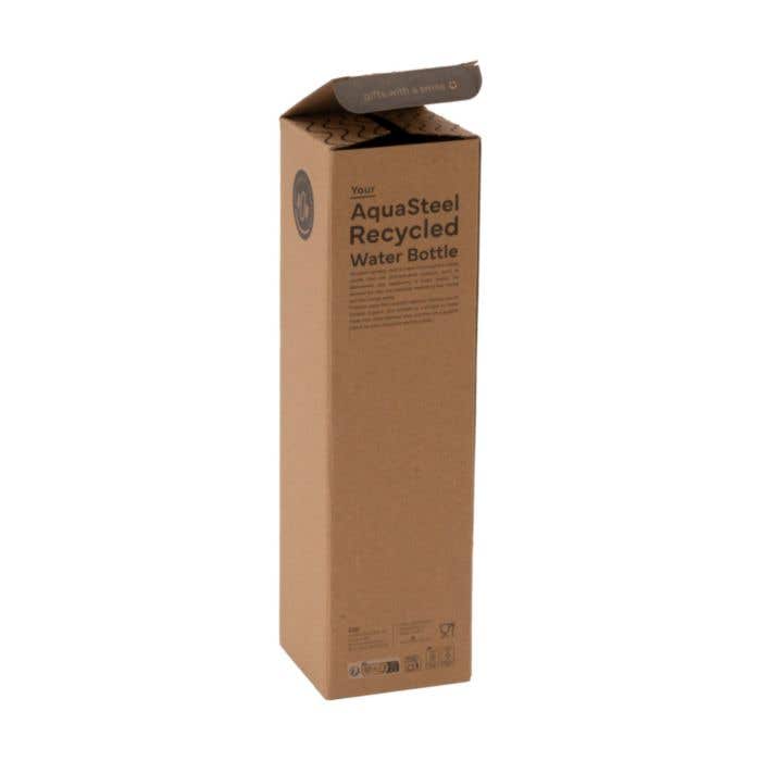 Gourde AquaSteel | Acier inoxydable recyclé | 750 ml | Bec verseur avec paille