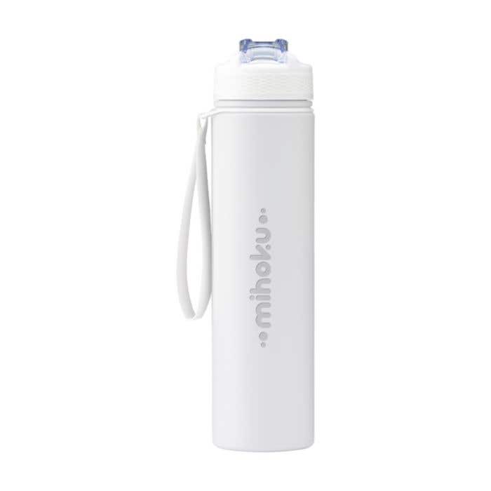 Gourde AquaSteel | Acier inoxydable recyclé | 750 ml | Bec verseur avec paille
