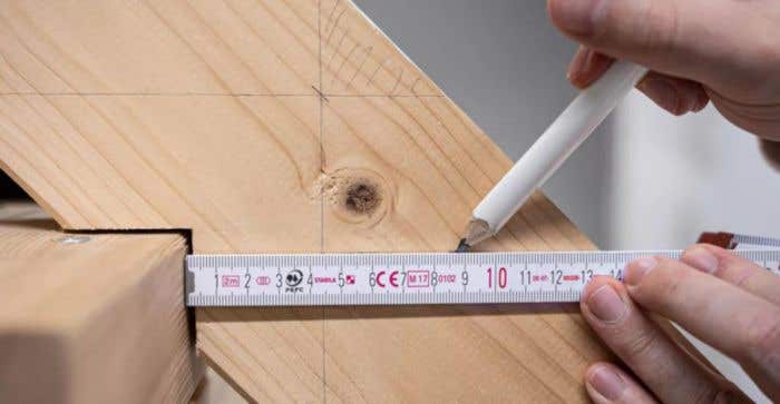 Mètre pliant Stabila Pro série 700 | Bois | 2 m | Échelle d'angle