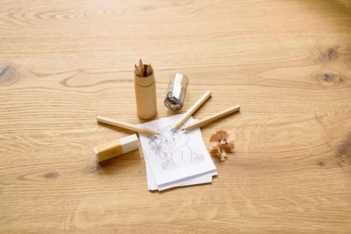Tube crayons Duo Small | Bois FSC®