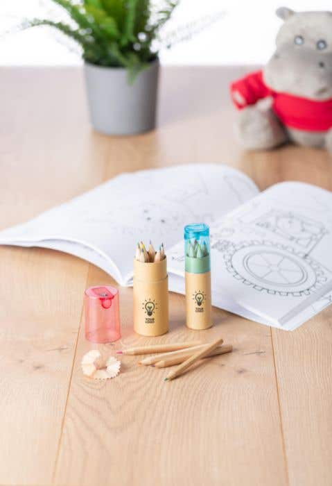 Tube crayons Duo Small | Bois FSC®