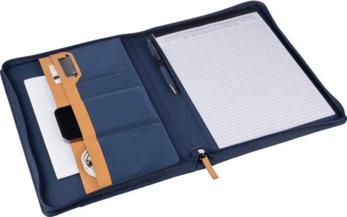 Schrijfmap met rits Jasmin A4 | FSC® papier