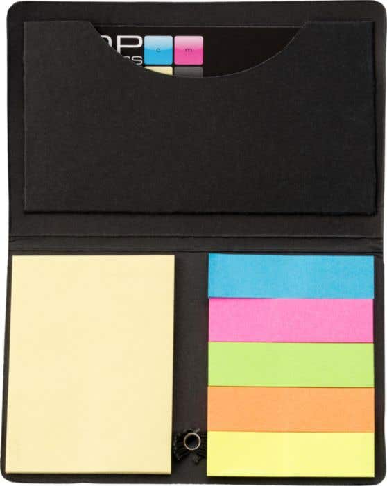 Memoblaadjes Stickycard | FSC® papier | Met pagemarkers | Visitekaartjesvak