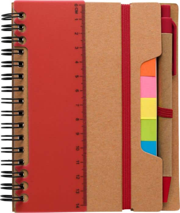 Carnet de notes Multiline | A5 | Papier FSC® | 60 pages | Ligné | Notes adhésives