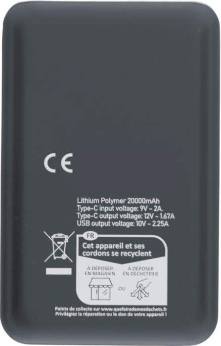 Powerbank Alocasia | 20.000 mAh | 22,5 W | Snelladen